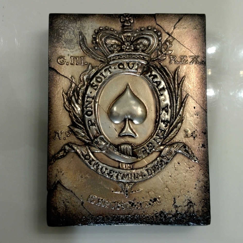 Sid Dickens S-187 "Passage" silver spade Memory-Block wall tile *Rare & Retired*